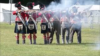 Napoleonic British Infantry reenactors at Military Odyssey 2024 [upl. by Purity]