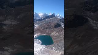 View from Renjo la pass gokyolaketrek renjolapass everest [upl. by Oberon]