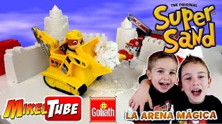 Unboxing SUPER SAND La Arena Mágica de Goliath [upl. by Gridley]