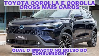 Toyota Aumenta Preços do Corolla e Corolla Cross em Novembro [upl. by Reni703]