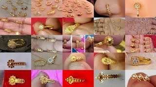 500Latest Gold Nose Rings Designs CollectionGold Nose Pins Trending StyleNose StudsNose Rings [upl. by Lieberman]