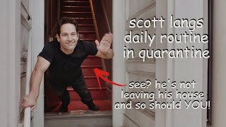 scott langs daily routine in quarantine [upl. by Melamie499]