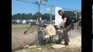 snelle kettingzaag landbouwbeurs vlagtwedde [upl. by Ateerys76]