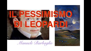 Il PESSIMISMO di Leopardi pessimismo storico cosmico eroico [upl. by Kiyohara790]