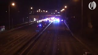 At least a dozen police cars respond to shooting on I84 [upl. by Dlaner]