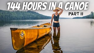 144 HOURS LIVING IN A CANOE 6 days off the grid in the Boundary Waters [upl. by Lemmie]