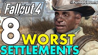 Top 8 Worst Settlement Locations in Fallout 4 Includes DLC PumaCounts [upl. by Idola]