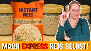 Expressreis adé So einfach machst Du Instant Reis selbst 🍚 🤗 [upl. by Saraiya]