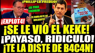 ¡SE HUNDIÓ SOLO PHILLIP REVIENTA A COLCHADO TRAS SER LARGADO DE LA PNP POR PAYASO AL MOSTRAR KEKE [upl. by Negaem56]