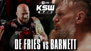 Phil De Fries vs Josh Barnett  XTB KSW Epic Trailer [upl. by Kcirrej]