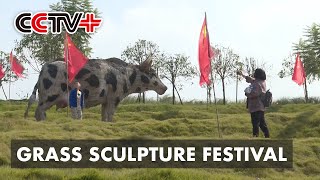 Grass Sculpture Festival in Southwest China City Draws More Than 140000 Tourists [upl. by Aken328]