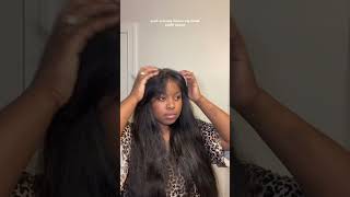 THIS 5x5 closure wig install TRANSFORMATION ASMR 🤯 grwm wigs wiginstall wig asmr [upl. by Bilski]