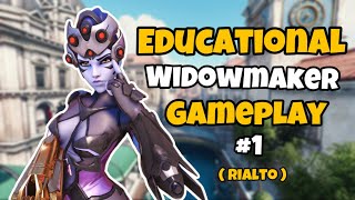 EDUCATIONAL WIDOWMAKER GAMEPLAY PART 1  Rialto   Overwatch 2 [upl. by Anelrahs]