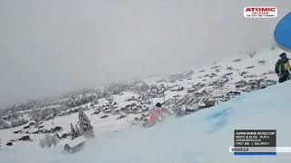 Adelboden 🇨🇭 mens slalom 7 Jan 2024  the race course for the 2nd run [upl. by Llenrup]