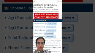 ASRB NET Notification Released 2024 prepare at doorsteptutorcom asrbnet asrb [upl. by Aniretake80]