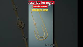 Trending mangalya chain design ideas mangalasuthra gold chain trending youtubeshorts [upl. by Rimola141]