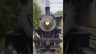 Steam Locomotive Uncoupling from Train [upl. by Ellenoj982]