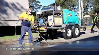 Aussie Hydrotek Mine Spec Steam Cleaner  Aussie Pumps [upl. by Launamme889]