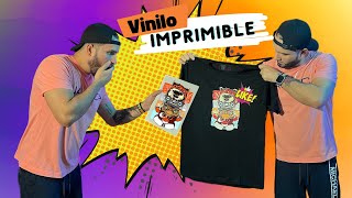 INCREIBLE  vinilo textil IMPRIMIBLE [upl. by Itoc]