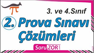 Kanguru Matematik 2Prova Sınavı Cuma Çözümleri 3 ve 4 Sınıf [upl. by Shien]