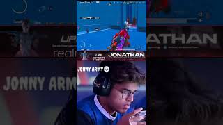 JONATHAN GAMING HACKER LIKE 1v4 CHULTH 🤯 jonathangaming viralsorts bgmi treanding [upl. by Pontus]