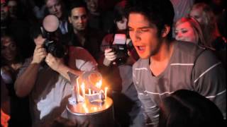 MTVs Teen Wolf Tyler Posey Celebrates 21st Birthday at Tryst Nightclub in Las Vegas [upl. by Grieve786]