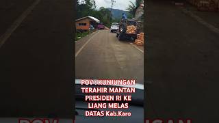 KONDISI JALAN LIANG MELAS DATAS KAB  KARO [upl. by Stanly]