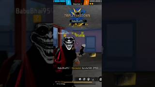 Hacker ❌️ God ✅️  Impossible Troll Face 🍷🗿  1Vs4  MindBlowing 🤯 freefire trending gaming [upl. by Evie]