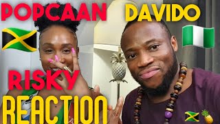 Davido  Risky Video Reaction ft Popcaan [upl. by Niro178]