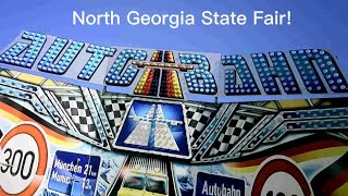 3 Rides at the North Georgia State Fair in Marietta GA 92124 [upl. by Stuppy760]