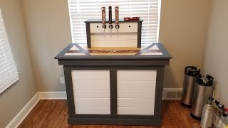 Keezer Build Timelapse with Interchangeable Herringbone Top [upl. by Salvatore]