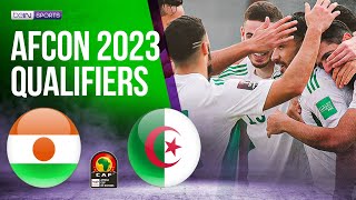 Niger vs Algeria  AFCON 2023 QUALIFIERS HIGHLIGHTS  03272023  beIN SPORTS USA [upl. by Auqinot1]