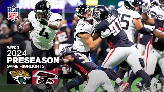 Jacksonville Jaguars vs Atlanta Falcons  2024 Preseason Week 3 Game Highlights [upl. by Atrebla]