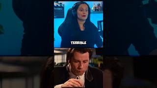 John Travolta amp Uma Thurman dancing in Pulp Fiction 💃🕺 pulpfiction tarantino film carolreacts [upl. by Boigie]