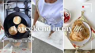 Weekend in my life  Grocery shopping clothing haul BTS content creating [upl. by Ecaj]