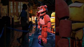 FNAF OFFICIAL movie puppets fivenightsatfreddys fnaf blumhouse halloweenhorrornights2023 [upl. by Nairbo]