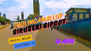 Sholinganallur to Siruseri SIPCOT Chennai Metro phase 2  Latest news  Corridor 3  November 2024 [upl. by Lesley98]