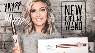 MESSY CURLS HAIR TUTORIAL  New Lange Wand [upl. by Godliman]