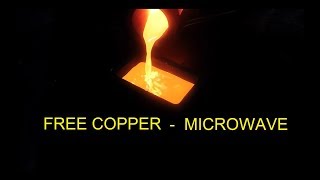 Free Copper  Copper Bar from a Microwave Oven [upl. by Epp13]