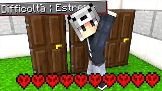 NON APRIRE LA PORTA SU MINECRAFT A DIFFICOLTÀ ESTREMA [upl. by Rhtaeh]