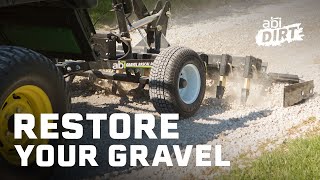 3 Steps to Restoring a Gravel Driveway  ABI Dirt [upl. by Jehovah]