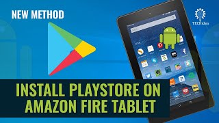 How to Install Play store on Amazon Fire Tablet 2024 New Method [upl. by Nations167]