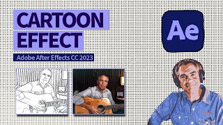 After Effects How To Use Cartoon Effect [upl. by Alahcim]