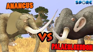 Anancus vs Palaeoloxodon  Cenozoic Era Battle S3E15  SPORE [upl. by Georgine898]