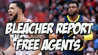 Reacting To Bleacher Report NBA Free Agent Picks For Every Team [upl. by Yrocal395]