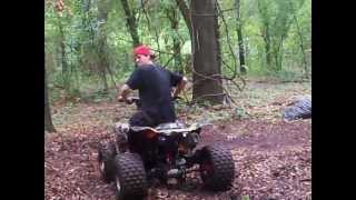 ATV FOUR WHEELER PRANK ON A FRIEND [upl. by Atekehs519]