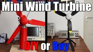 Mini Wind Turbine  DIY or Buy [upl. by Alfie]