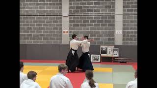 Yokomen uchi en Bélgica 🇧🇪 aikido aikikai sakanashi [upl. by Docila256]