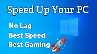 How to Speed Up Your Windows 10 Performance [upl. by Terence]