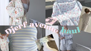 DJERF AVENUE 2000 try on haul [upl. by Ylluz103]